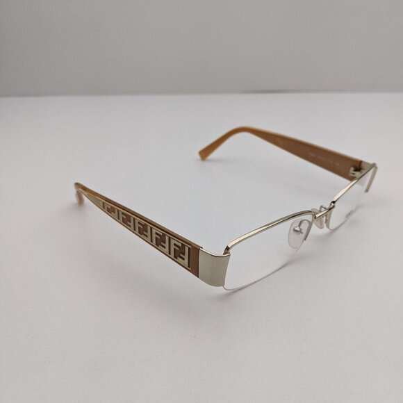 ?️Made in Italy! Fendi F984 Pale Gold Eyeglasses 53/17 130 | EUT439?️ main image 5